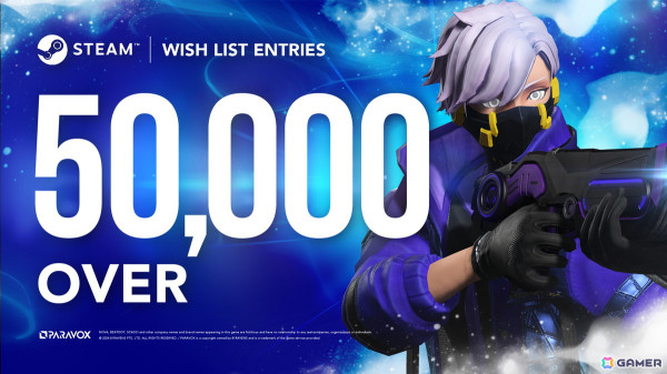 3vs3のeスポーツシューター「PARAVOX」のSteam版ウィッシュリスト登録数が50,000件を突破！2025年1月に正式リリース予定の画像1