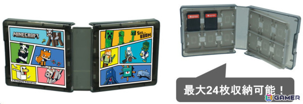 「マイクラ」のキャラクターがコミック風にデザインされた任天堂公式のSwitch向けアクセサリー2種が11月下旬に発売！の画像5