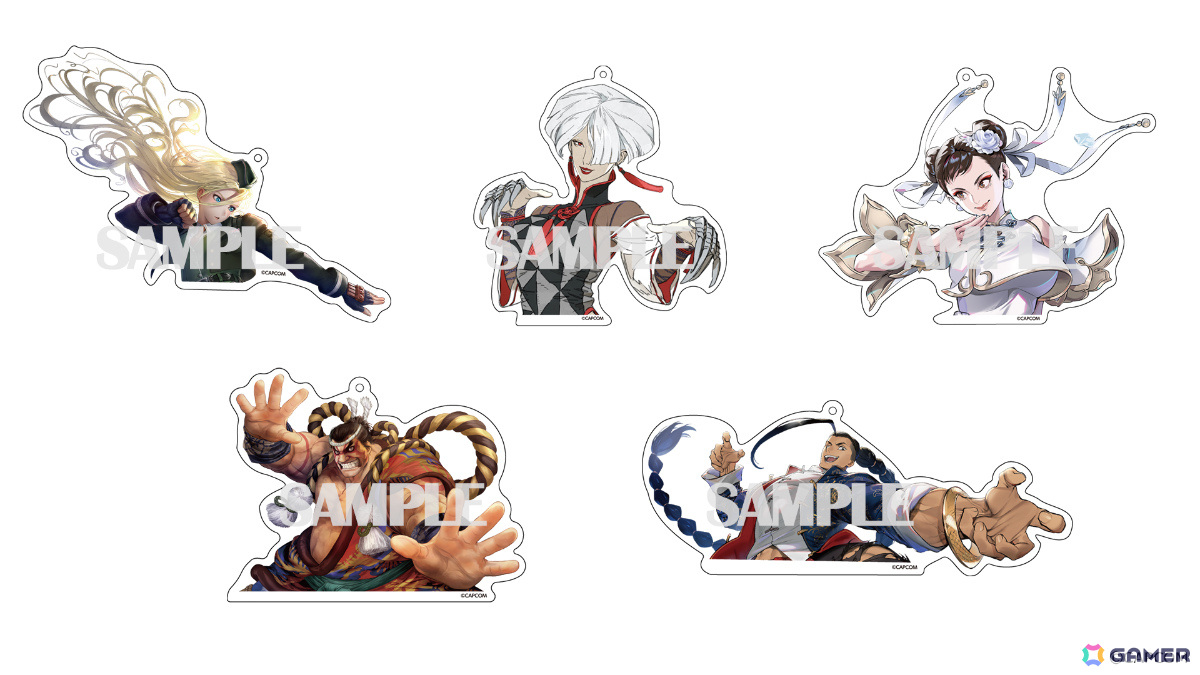 ストリートファイター アクリルキーホルダー 5点セット ストリート