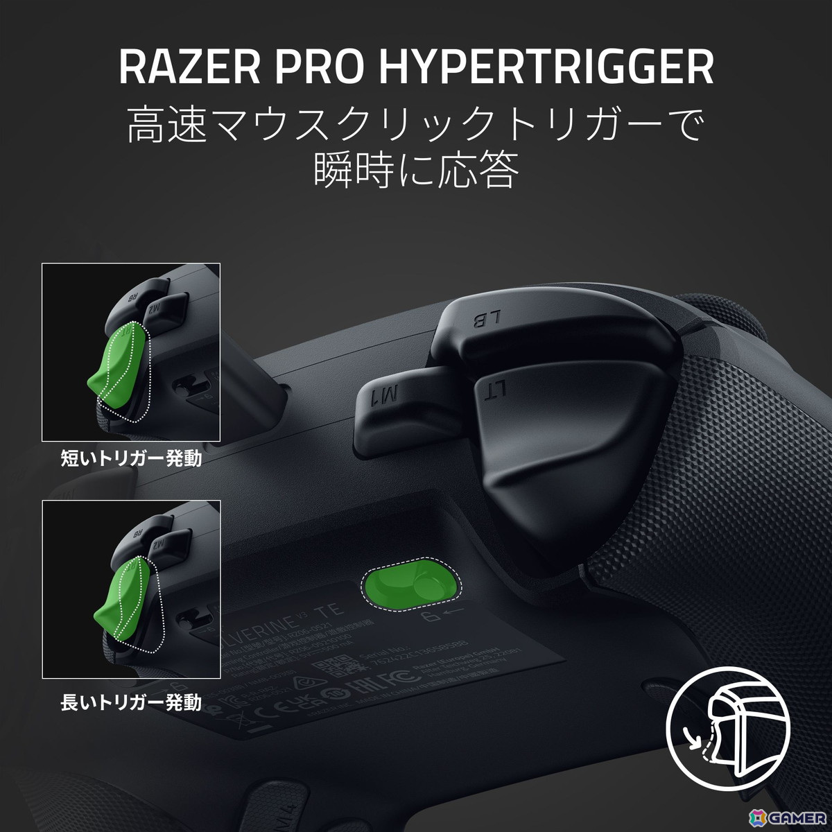 Razer、Xbox Series X|S/PC向けゲーミングコントローラー「Razer Wolverine V3 Tournament Edition」の国内販売を11月8日より開始!の画像