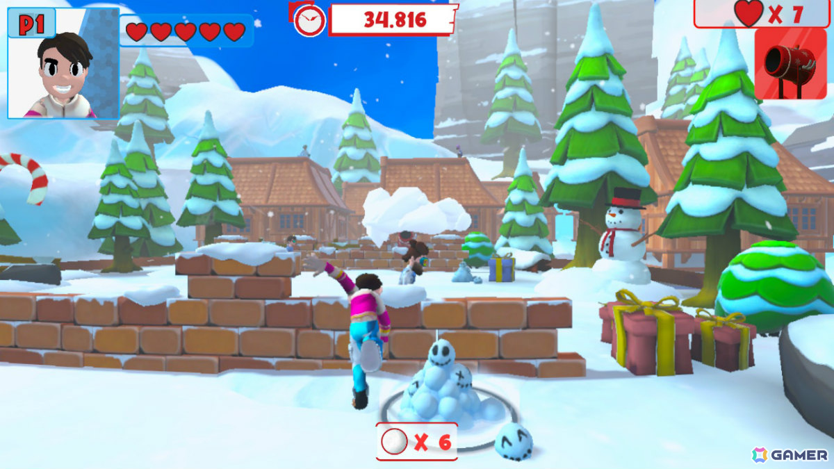 スキージャンプやボブスレー、雪合戦などを最大4人で楽しめる「インスタントスポーツ:ウィンター」がSwitchで配信！の画像3