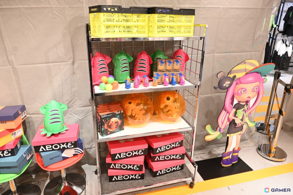 「スプラトゥーン3」ゲソタウン×ZOZOTOWNの第2弾ポップアップイベントをレポート！アイテム展示に加え、ノベルティがもらえる巨大ガチャもの画像12
