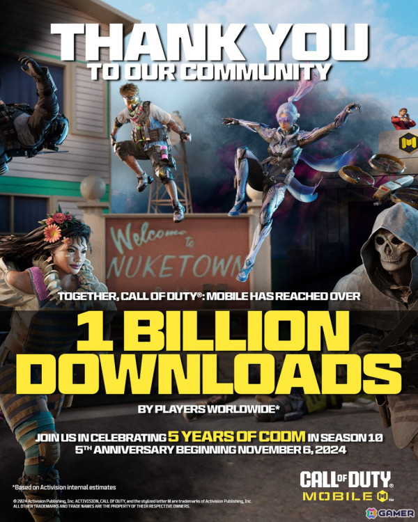「CoD モバイル」が全世界で10億ダウンロード突破！シーズン10「5周年アニバーサリー」は11月7日よりスタートの画像7