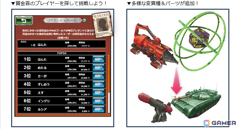 戦車カスタム&村運営SLG「メタルサーガS」の正式版が配信!バウンティシステムやさらなる変異種が登場の画像