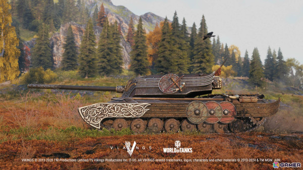 「World of Tanks」でドラマ「ヴァイキング ～海の覇者たち～」とのコラボが11月7日より開催！ヴァイキング仕様の戦車「Felice」が登場の画像3