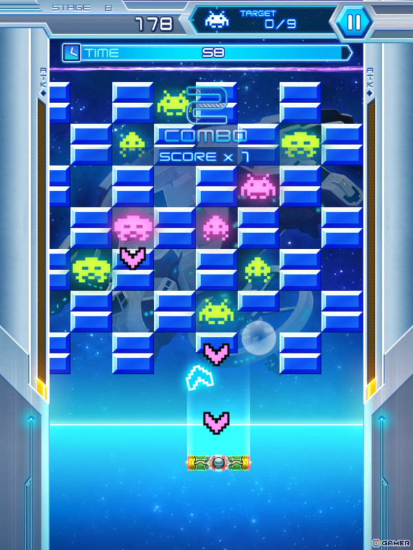 「アルカノイドvsインベーダー＋」がApple Arcadeで配信！「ダライアス」や「グルーヴコースター」などタイトーのゲームキャラがタイトルの垣根を越えて登場の画像