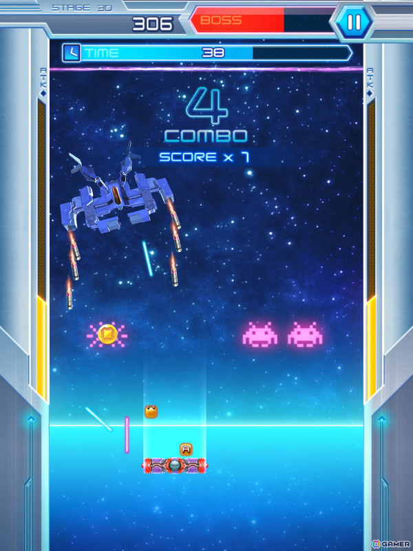 「アルカノイドvsインベーダー＋」がApple Arcadeで配信！「ダライアス」や「グルーヴコースター」などタイトーのゲームキャラがタイトルの垣根を越えて登場の画像
