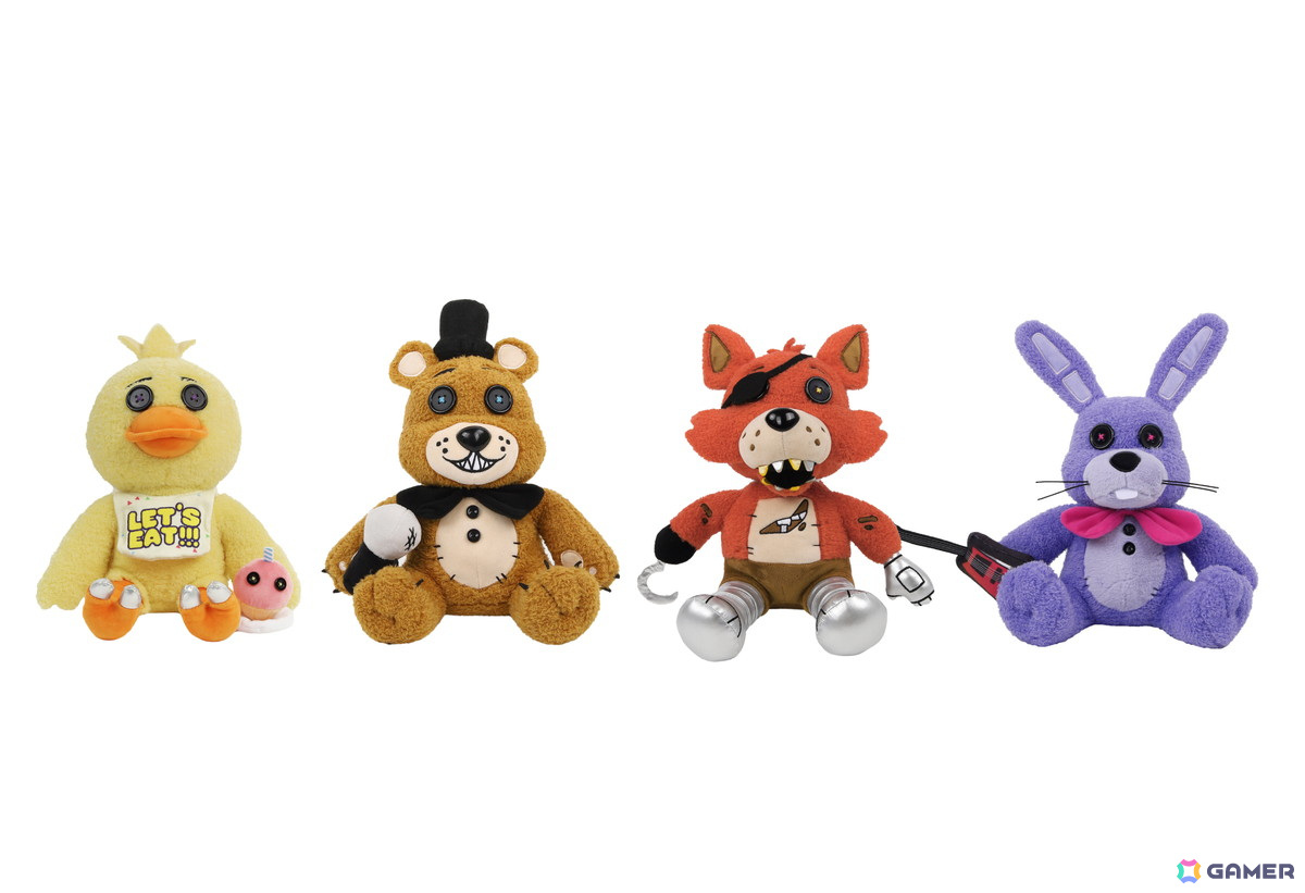 【希少】ホラーゲーム「ナイトメア・フレディ」7インチぬいぐるみ 1体 ホラーゲーム「Five Nights at Freddy's」のぬいぐるみや