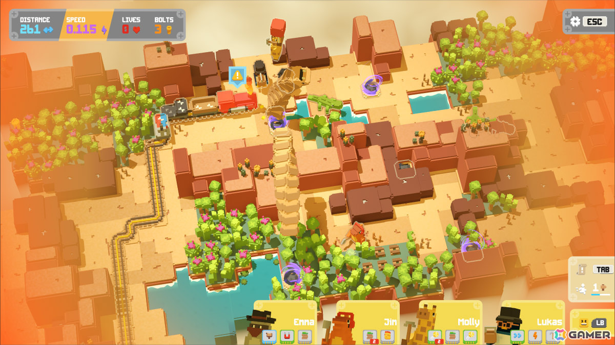 カオスな協力型マルチプレイ線路建設ゲーム「Unrailed 2: Back on Track」の早期アクセスが開始！シリーズ初となる4対4の対戦モードを搭載の画像3