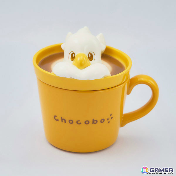 「ファイナルファンタジー」より立体ラテアート風のチョコボが乗ったフィギュアマグカップが登場！の画像3