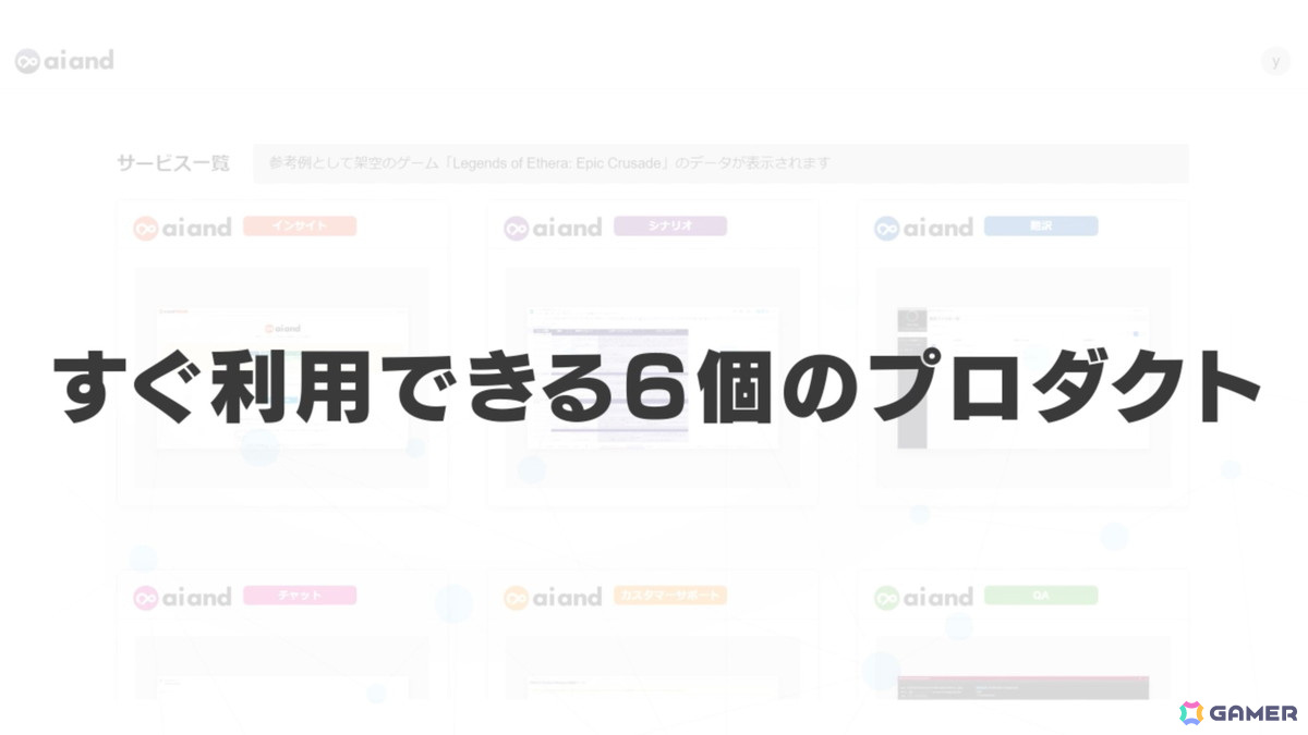 ドリコム、ゲーム開発者向けAI SaaSプラットフォーム「ai and（アイアンド）」の正式版をリリース！の画像2