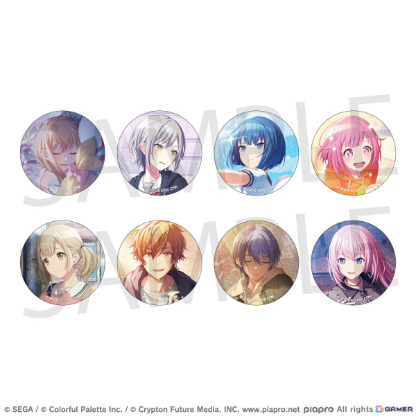 プロセカ」より「グリッター缶バッジ イベントイラストコレクション