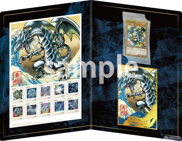 遊戯王カードゲーム25周年を記念して浮世絵風「青眼の白龍」限定OCG