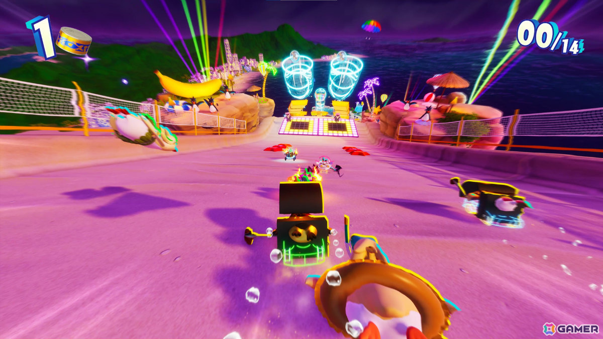 「Faaast Penguin」ド派手なナイトパーティをテーマにしたシーズン2が11月21日より開幕！新ギミックを備えた計8コースが登場予定の画像2