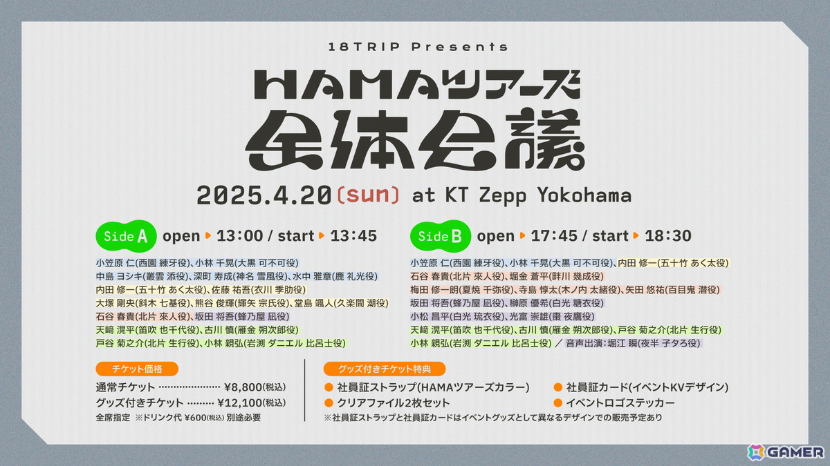 「18TRIP」ハーフアニバーサリー記念キャンペーンが11月17日より実施!全区長の「SRカード・オンザステージ」が実装の画像