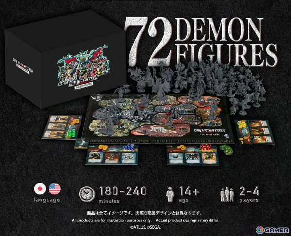 「真・女神転生 THE BOARD GAME」のクラファンが開始から半日足らずで達成率200％を突破！悪魔フィギュアのラインアップも公開の画像1