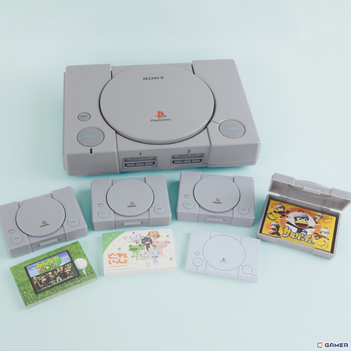 初代「PlayStation」や「どこでもいっしょ」「サルゲッチュ」などをモチーフにした文具・雑貨6アイテムが11月14日より順次発売!の画像