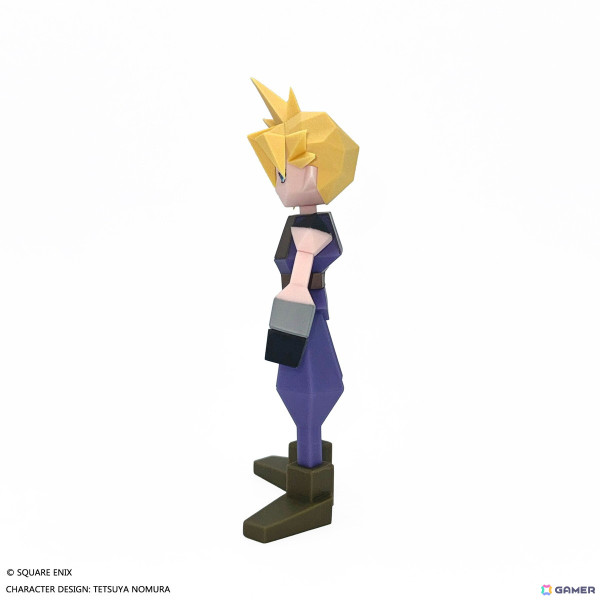 デフォルメデザインがモチーフの「ファイナルファンタジーVII ポリゴンソフビ クラウド・ストライフ」が予約受付中!シリーズ展開も予定の画像
