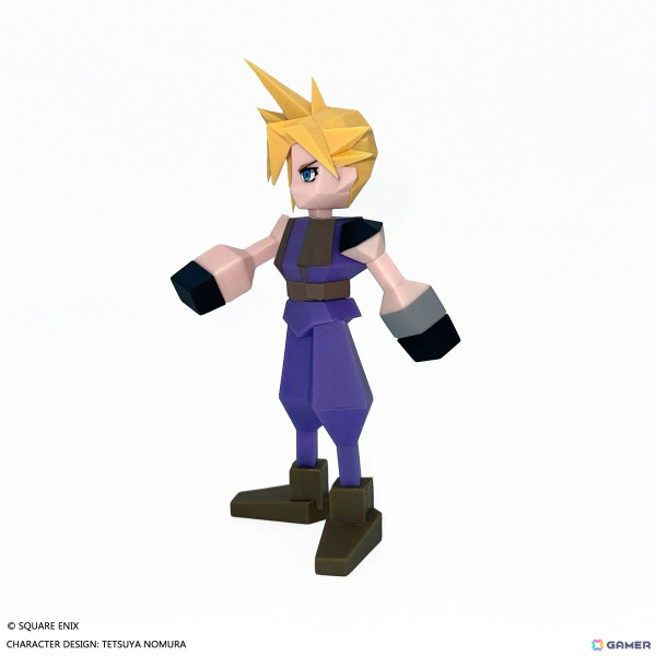デフォルメデザインがモチーフの「ファイナルファンタジーVII ポリゴンソフビ クラウド・ストライフ」が予約受付中!シリーズ展開も予定の画像