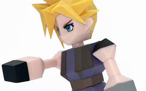 デフォルメデザインがモチーフの「ファイナルファンタジーVII ポリゴンソフビ クラウド・ストライフ」が予約受付中！シリーズ展開も予定