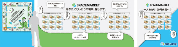 スペースマーケットがゲームマーケット2024秋に初出展！ボドゲ会向けレンタルスペースの紹介や大抽選会などを予定の画像1