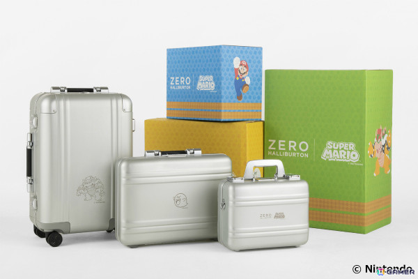 ZERO HALLIBURTON×スーパーマリオのイベント限定アイテムとしてアルミニウム製ラゲージやアタッシュケースなどが登場！の画像1