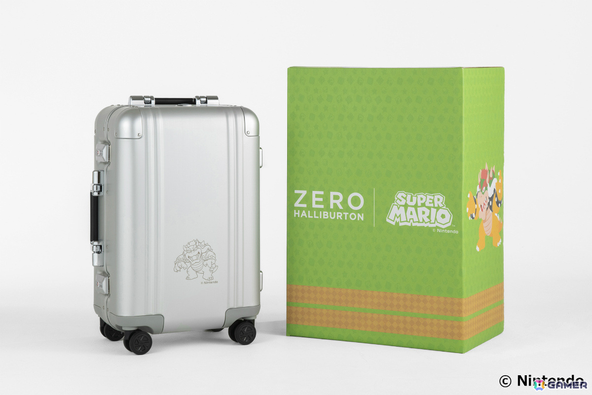 ZERO HALLIBURTON×スーパーマリオのイベント限定アイテムとしてアルミニウム製ラゲージやアタッシュケースなどが登場！の画像