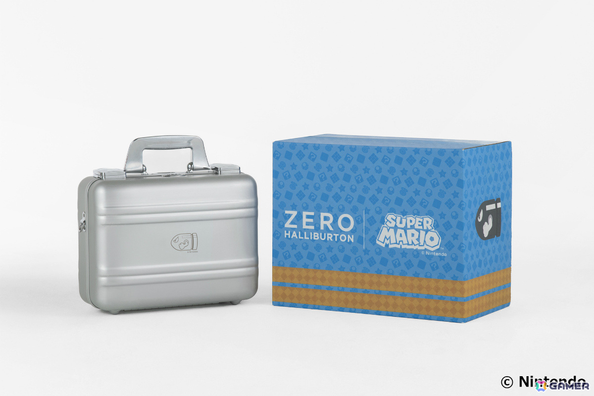 ZERO HALLIBURTON×スーパーマリオのイベント限定アイテムとしてアルミニウム製ラゲージやアタッシュケースなどが登場！の画像