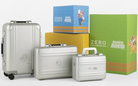 ZERO HALLIBURTON×スーパーマリオのイベント限定アイテムとしてアルミニウム製ラゲージやアタッシュケースなどが登場！