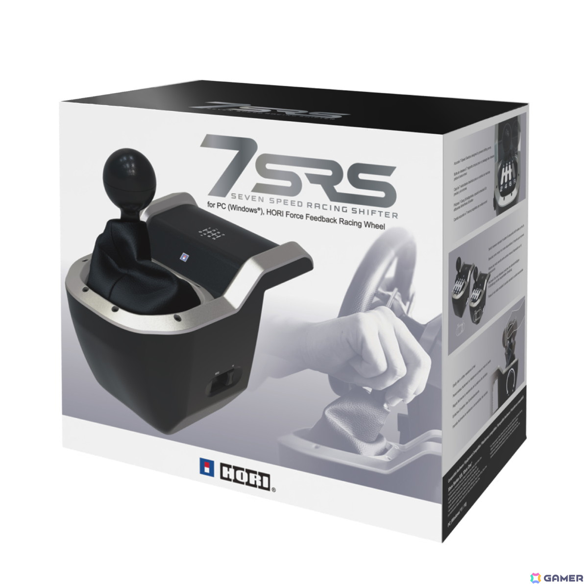 さまざまなゲームや車種に対応可能な「HORI 7-Speed Racing Shifter for PC（Windows）, HORI Force Feedback Racing Wheel」が11月に発売予定！の画像7