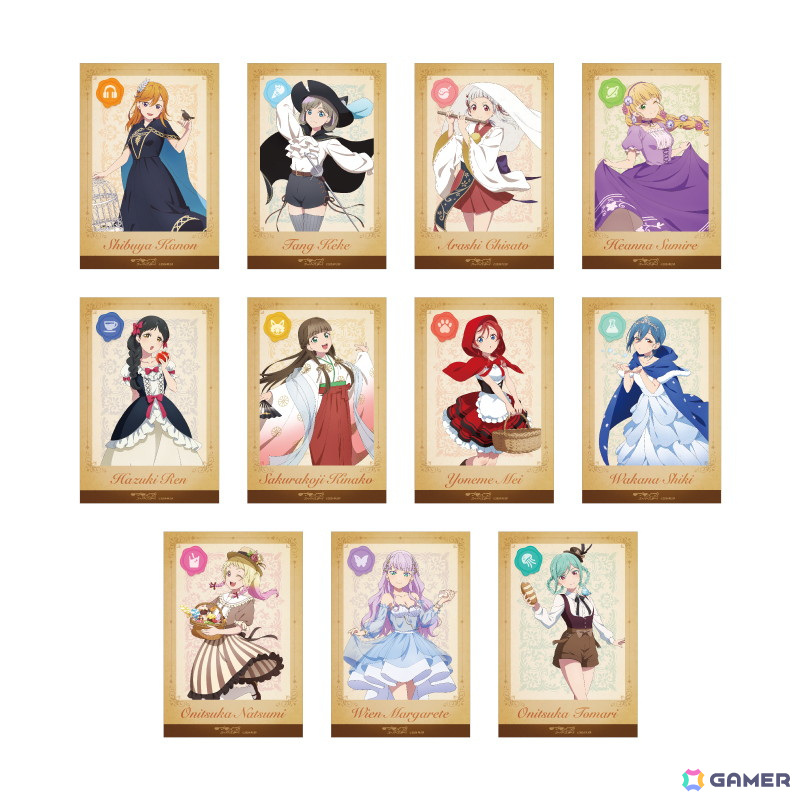 挿絵風カード ノーマル（童話モチーフ衣装）