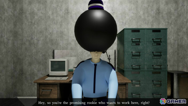 アフロの先輩と一緒に夜のダムを警備するホラーゲーム「姫井ダム」のSteamページが公開の画像1