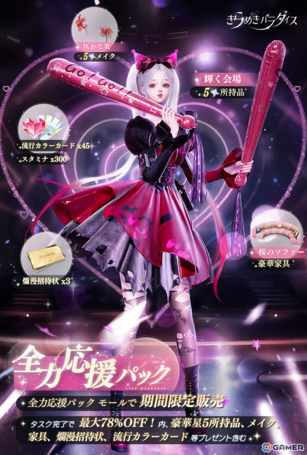 「きらめきパラダイス」でイベント「夢夜の語り」が開催！星5セットコーデ「口噤む夜」と「心蝕む蜜色」が登場の画像5