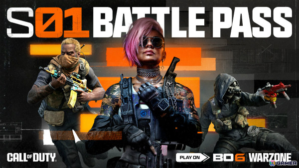 「CoD: BO6」「CoD: WZ」「CoD: WZ Mobile」シーズン01のバトルパスコンテンツを紹介！の画像1