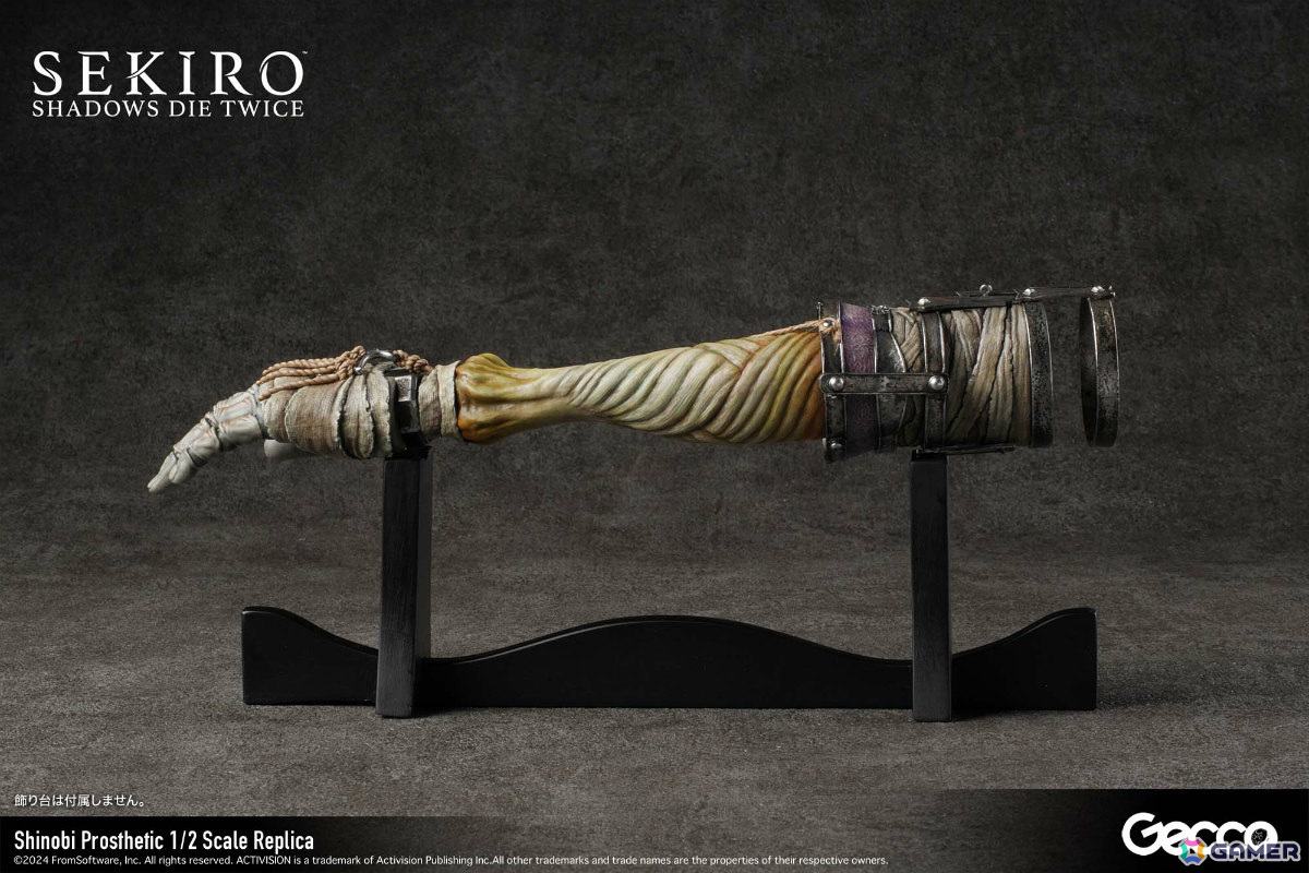 「SEKIRO: SHADOWS DIE TWICE」狼の義手が1/2スケールレプリカとなって登場！指先に至るまで細やかに動かせるフル可能モデルの画像12