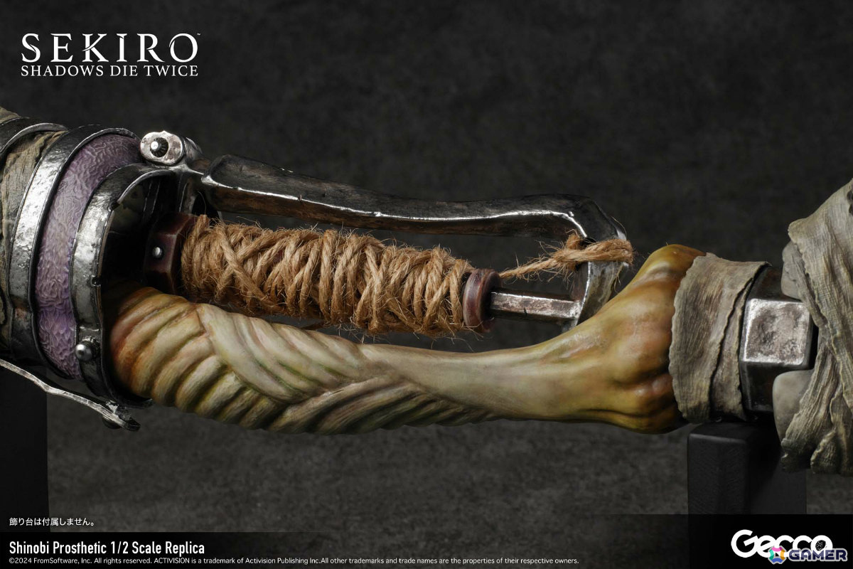 「SEKIRO: SHADOWS DIE TWICE」狼の義手が1/2スケールレプリカとなって登場！指先に至るまで細やかに動かせるフル可能モデルの画像15