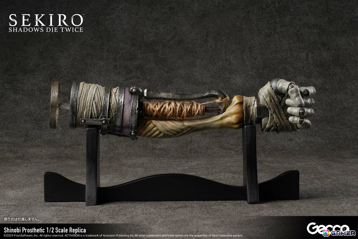「SEKIRO: SHADOWS DIE TWICE」狼の義手が1/2スケールレプリカとなって登場！指先に至るまで細やかに動かせるフル可能モデルの画像17