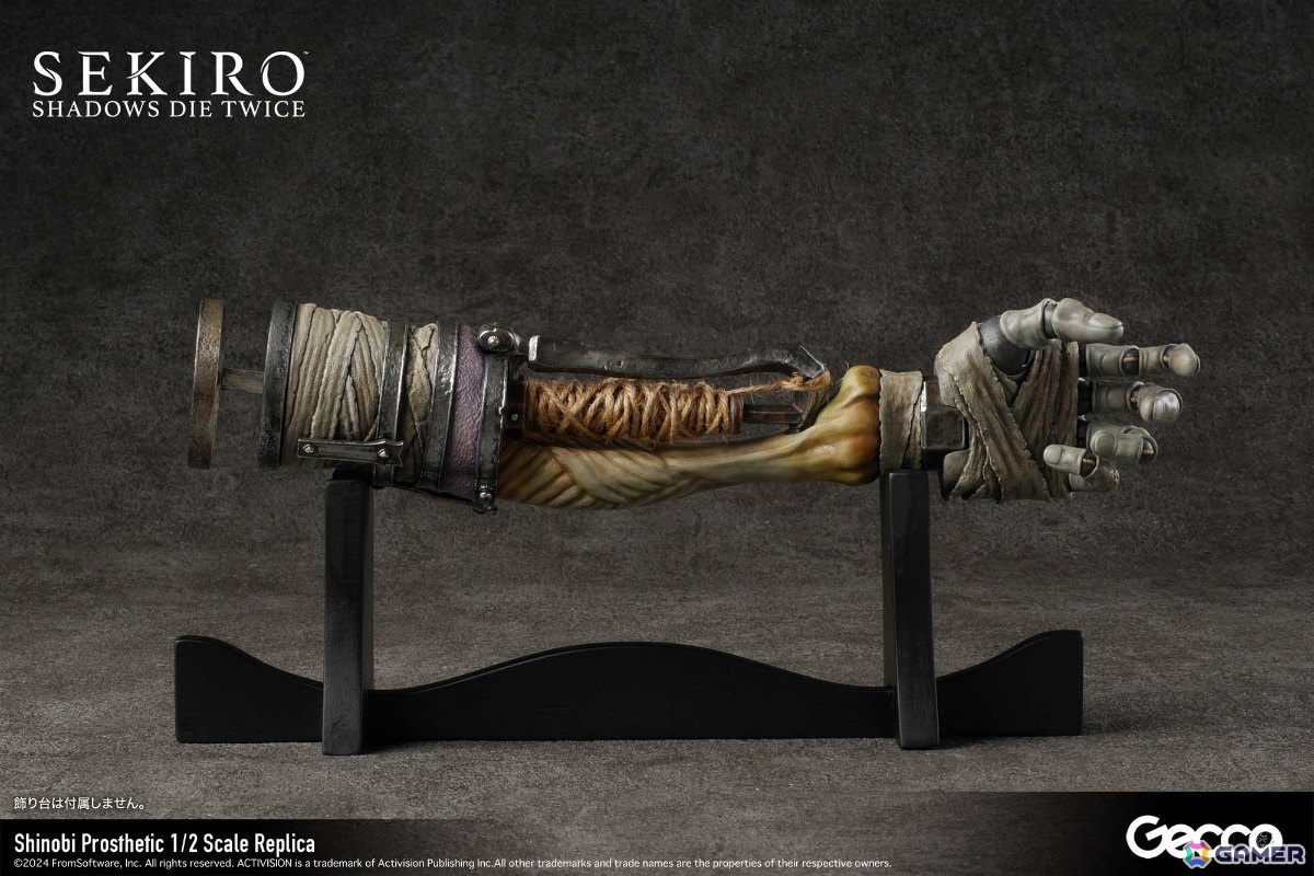「SEKIRO: SHADOWS DIE TWICE」狼の義手が1/2スケールレプリカとなって登場！指先に至るまで細やかに動かせるフル可能モデルの画像19