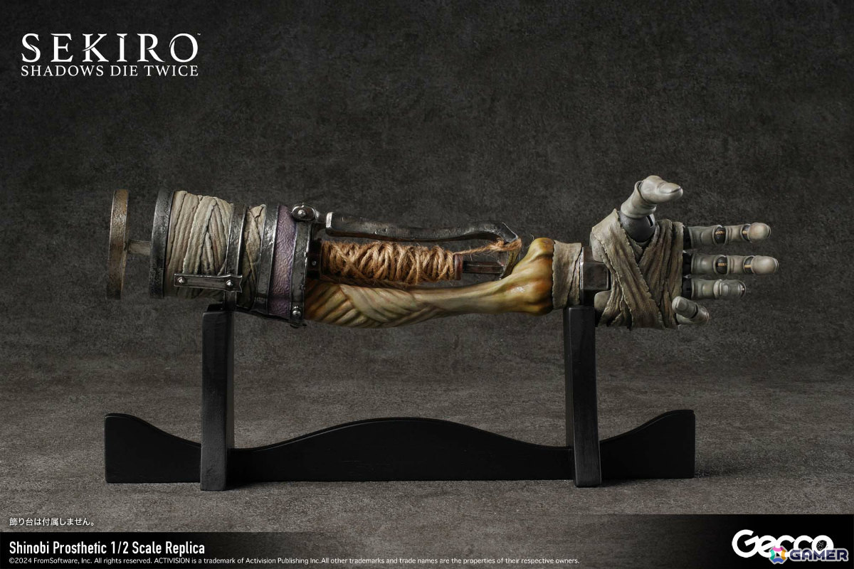 「SEKIRO: SHADOWS DIE TWICE」狼の義手が1/2スケールレプリカとなって登場！指先に至るまで細やかに動かせるフル可能モデルの画像21