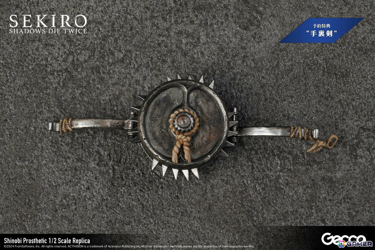 「SEKIRO: SHADOWS DIE TWICE」狼の義手が1/2スケールレプリカとなって登場！指先に至るまで細やかに動かせるフル可能モデルの画像25