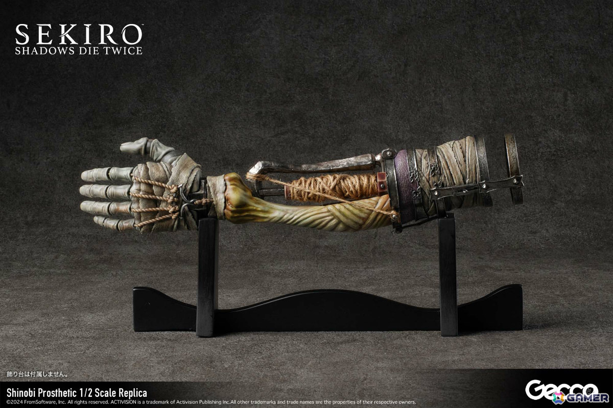 「SEKIRO: SHADOWS DIE TWICE」狼の義手が1/2スケールレプリカとなって登場！指先に至るまで細やかに動かせるフル可能モデルの画像4