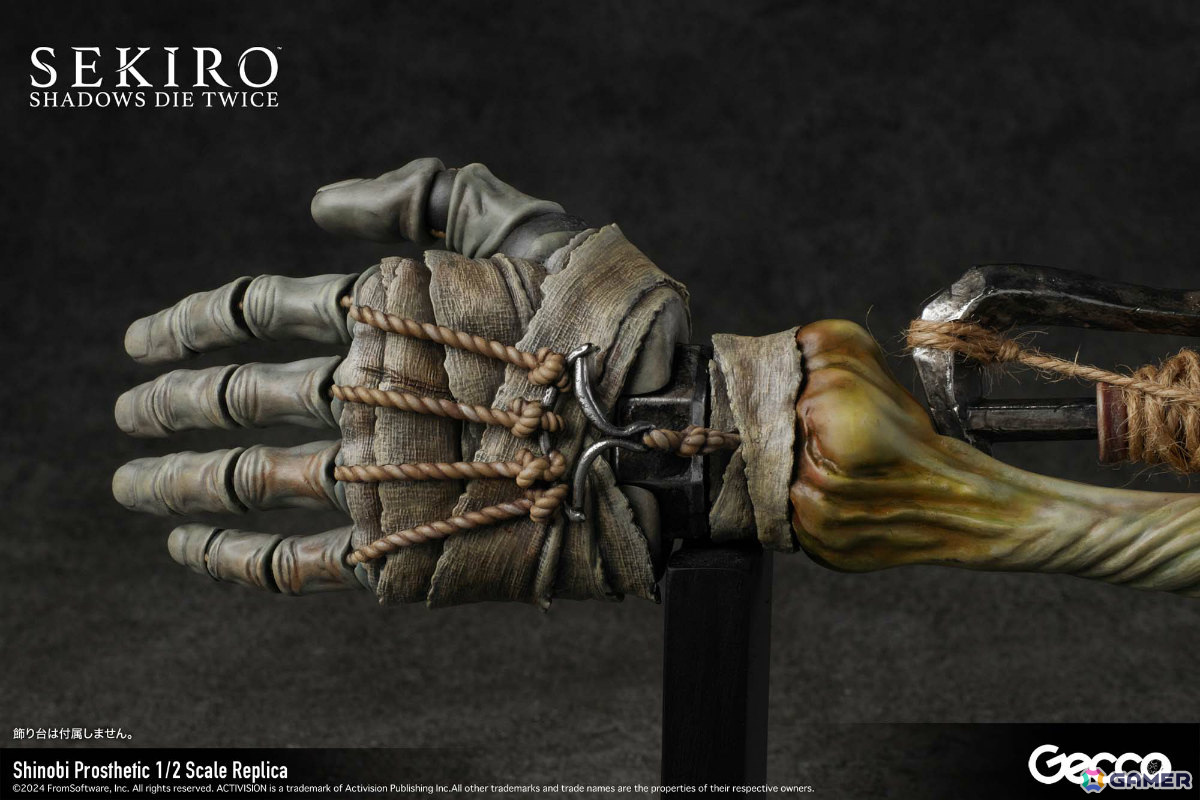 「SEKIRO: SHADOWS DIE TWICE」狼の義手が1/2スケールレプリカとなって登場！指先に至るまで細やかに動かせるフル可能モデルの画像9