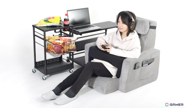 床ゲーマーのための「運べるスマホソファー」が発売！大きな肘掛けがスマホ・TVゲームを快適にの画像18
