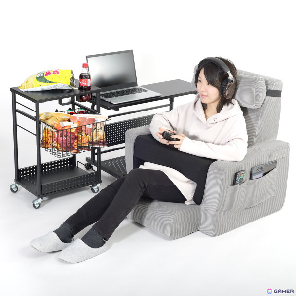 床ゲーマーのための「運べるスマホソファー」が発売！大きな肘掛けがスマホ・TVゲームを快適にの画像2