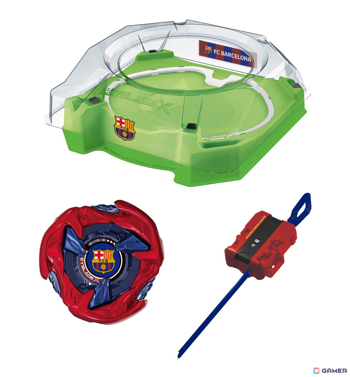 「BEYBLADE X」と「FCバルセロナ」がコラボした「FCバルセロナVer.」が2025年1月25日に発売！クラブロゴがあしらわれた2種展開の画像2