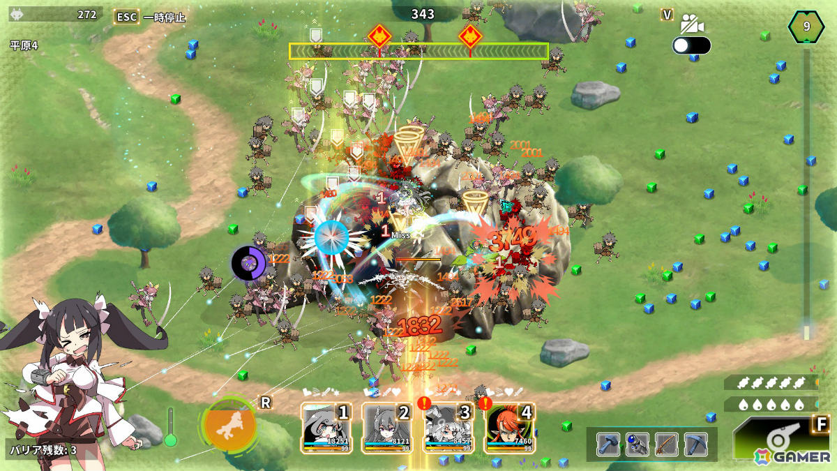 SF×ファンタジーの世界で少女たちが奮闘するローグライクRPG「Struggle