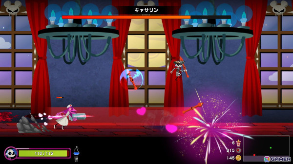 ダークで可愛いキャラが魅力の2Dローグライトアクション「グレゴリーホラーショー ソウルオブローゼス」の早期アクセス版がSteamで配信!の画像