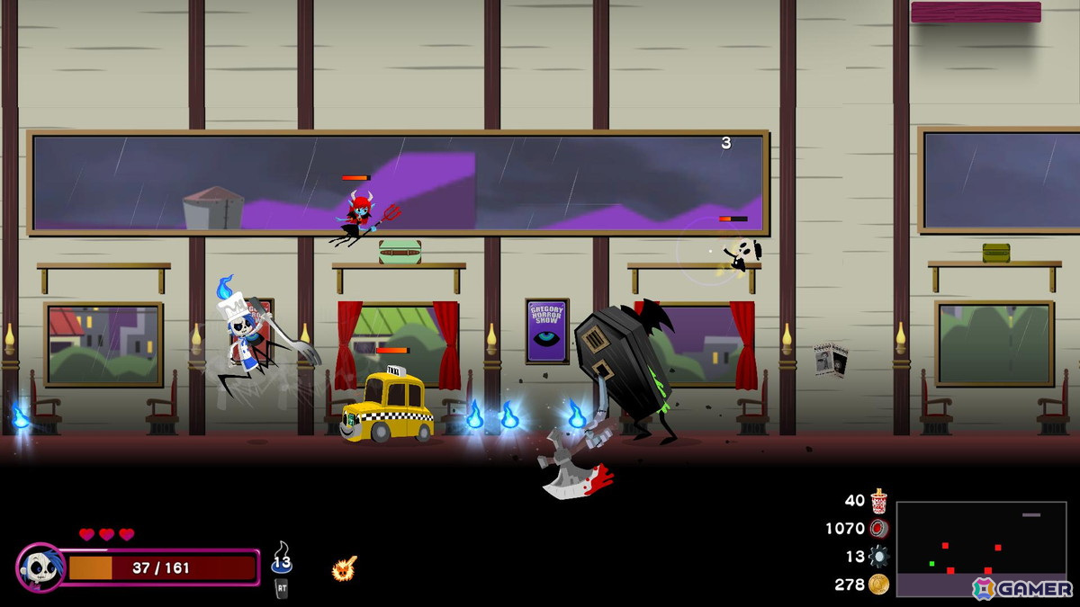 ダークで可愛いキャラが魅力の2Dローグライトアクション「グレゴリーホラーショー ソウルオブローゼス」の早期アクセス版がSteamで配信！の画像17