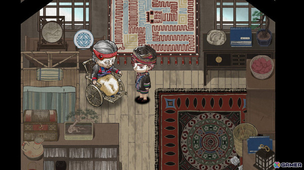 “中華刺繍”風デザインが特徴のRPG「ミステリーミスト」のSteamストアページが公開！毒霧に侵され昏睡状態に陥った姉を救いだそうの画像3