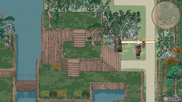 “中華刺繍”風デザインが特徴のRPG「ミステリーミスト」のSteamストアページが公開！毒霧に侵され昏睡状態に陥った姉を救いだそうの画像7